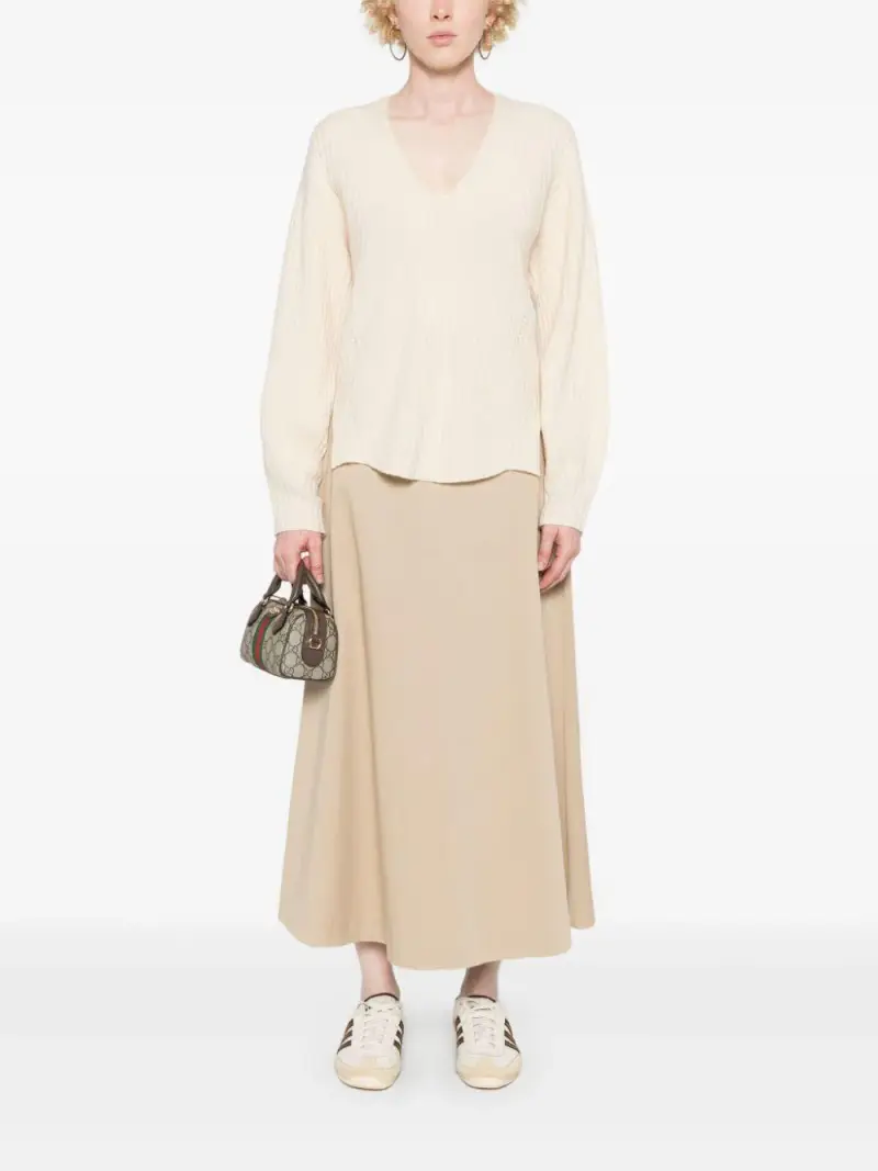 Maglione neve lavorazione a coste miniatura 2