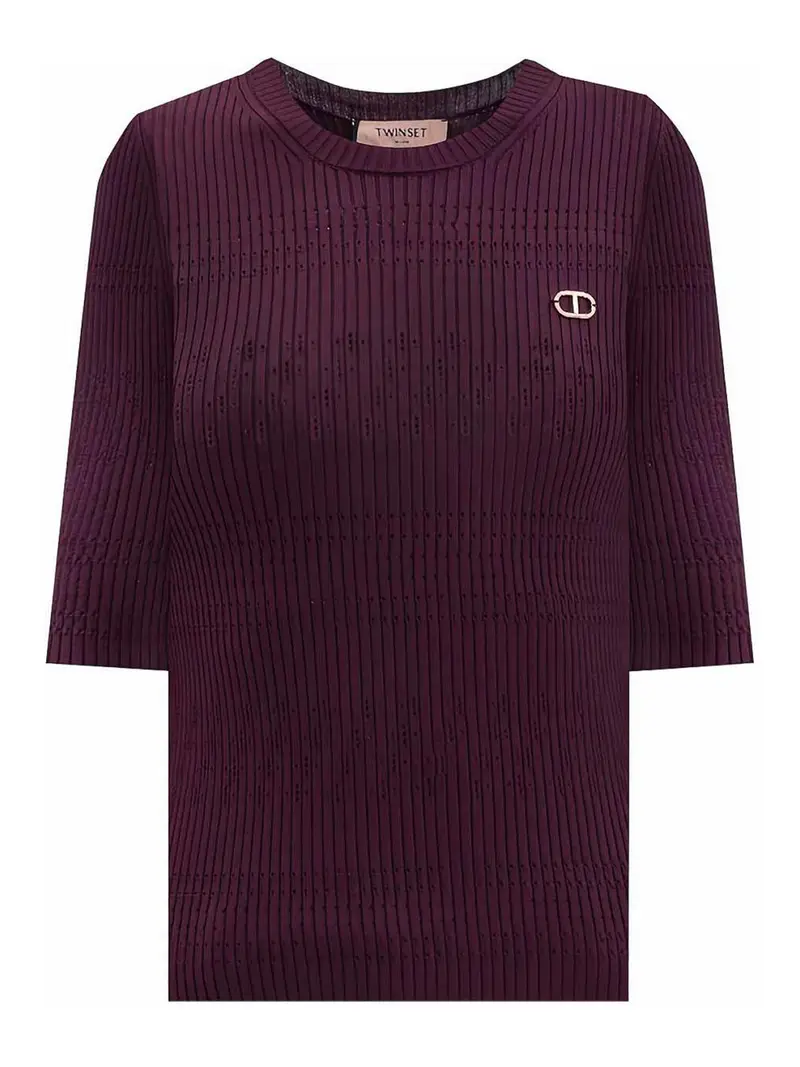 Maglione Rosso Scuro