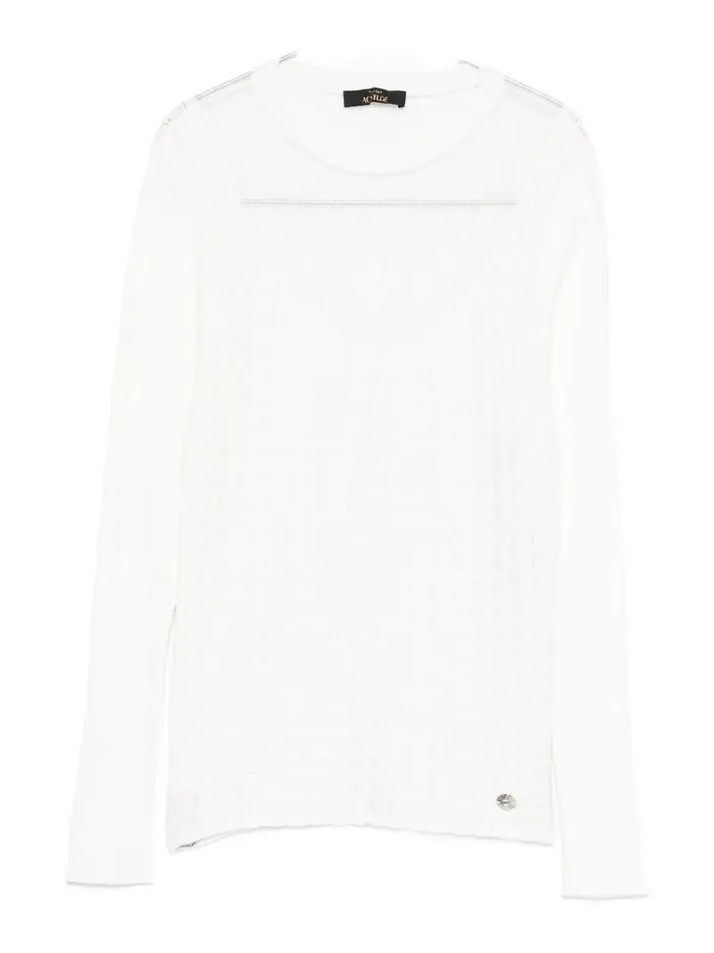 Maglione Trasparente Bianco