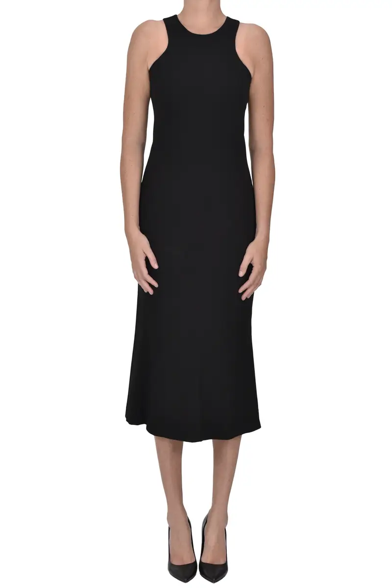 Abito midi in jersey