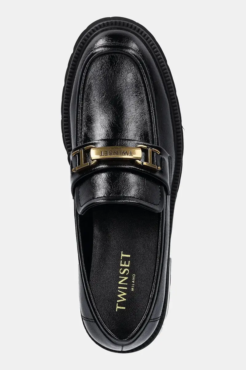 Twinset Mocassini Donna Nero 3920017 miniatura 4