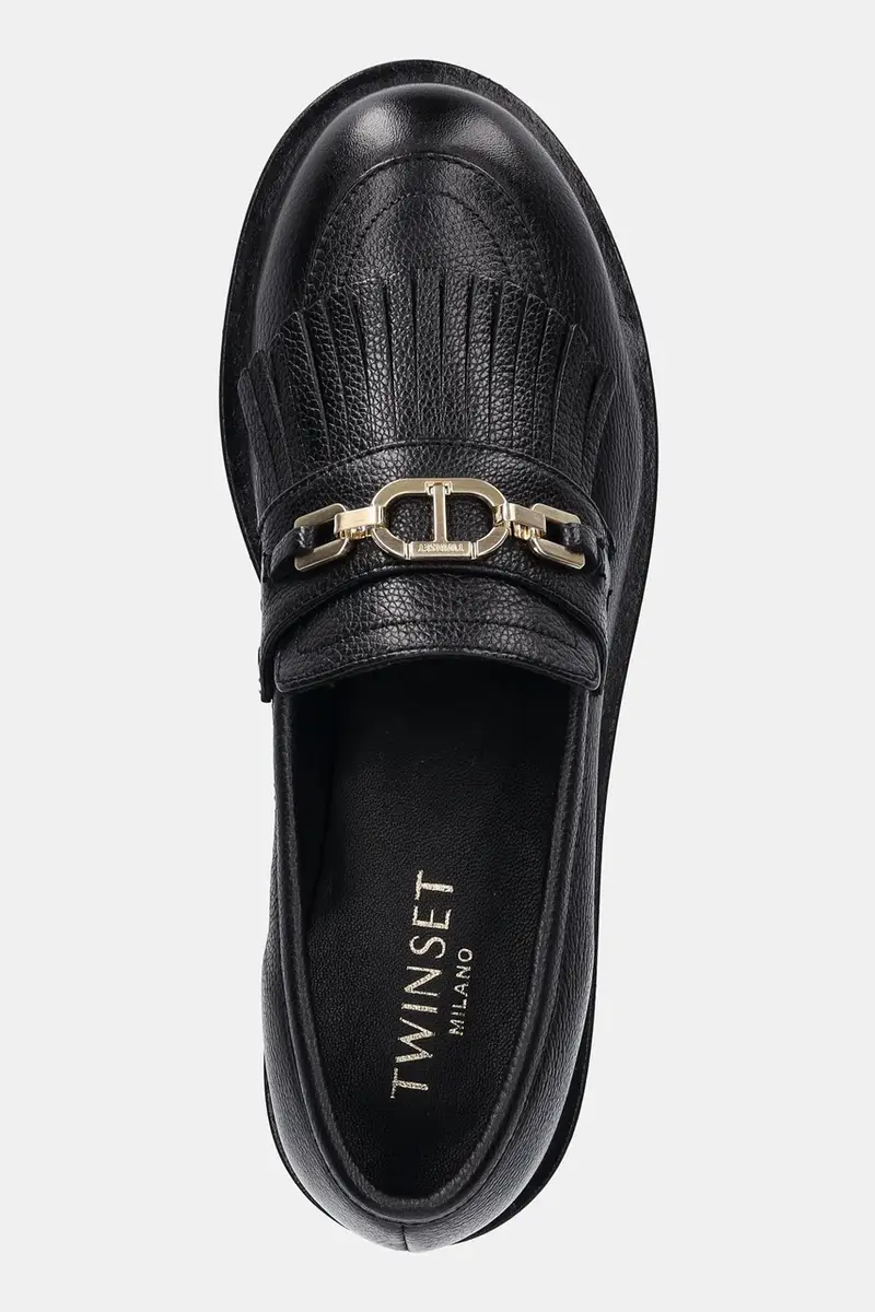 Twinset Mocassini Donna Nero 3648143 miniatura 4