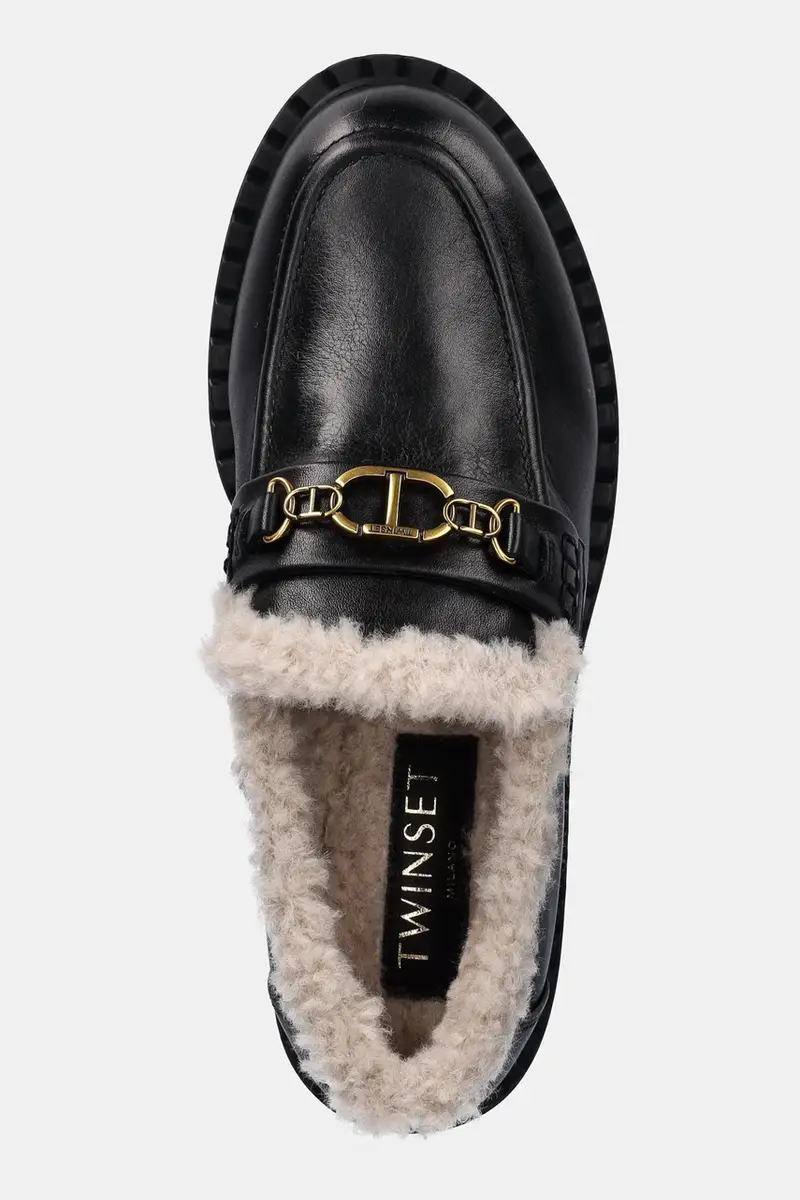 Twinset Mocassini Donna Nero 3920087 miniatura 4