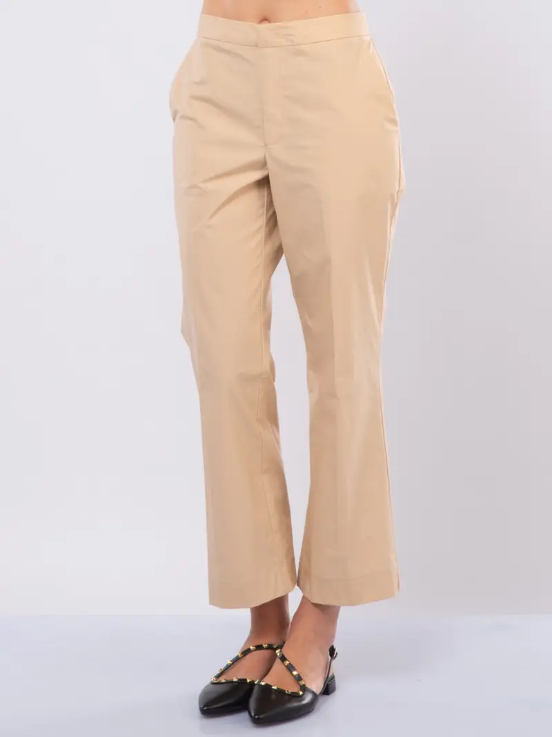 pantalone da donna Twinset chino cropped BEIGE
