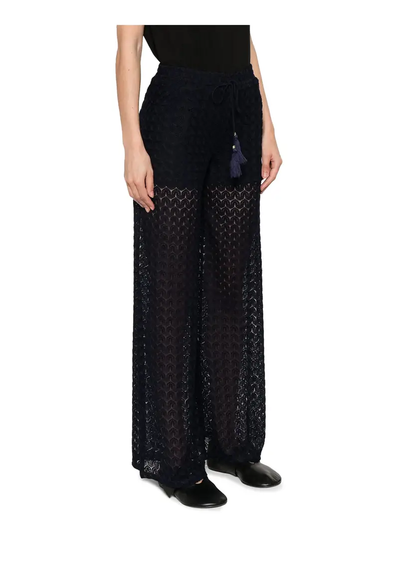 TWINSET - Pantalone Donna Blu miniatura 2