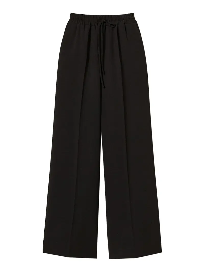 pantalone jogger twin set da donna - nero