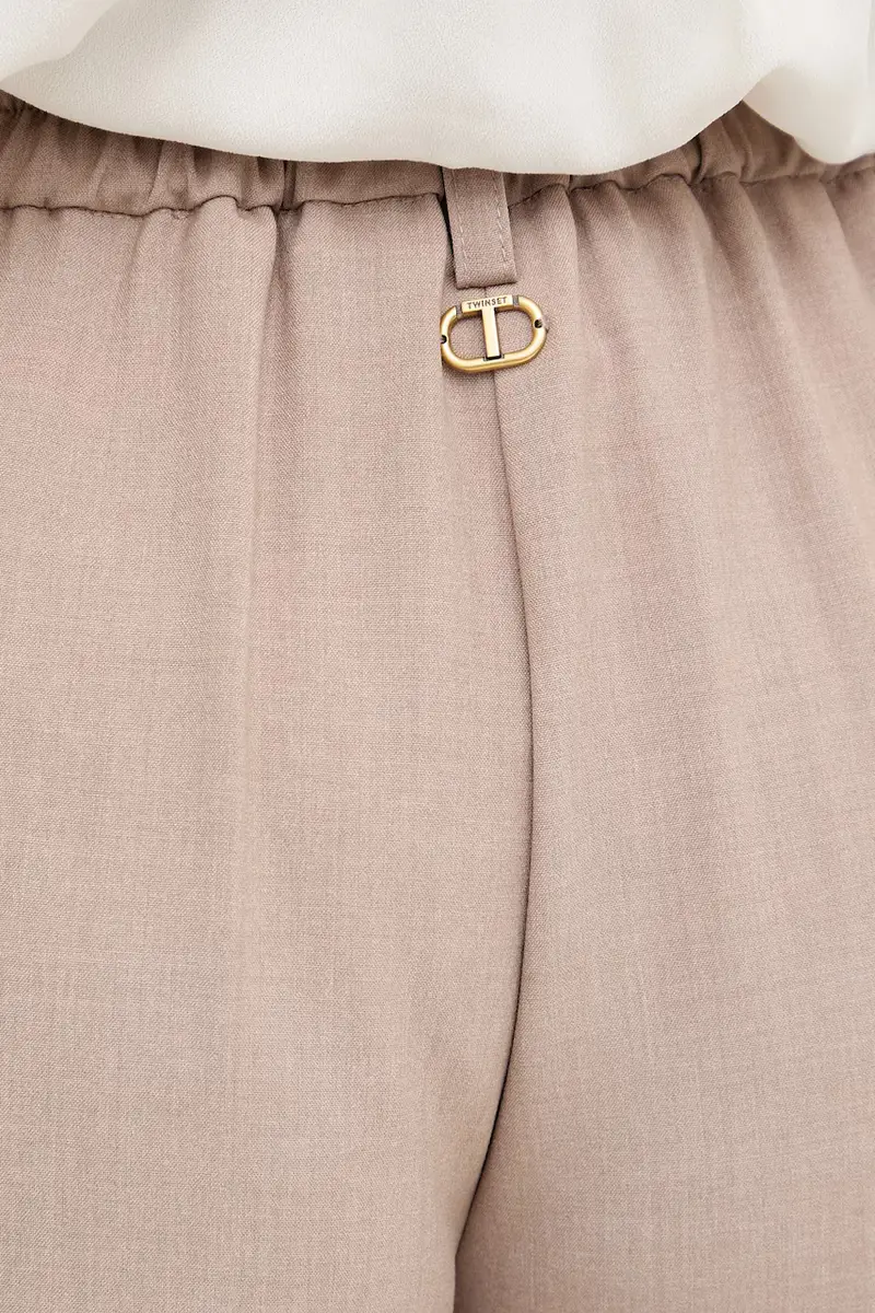 pantaloni Beige miniatura 4