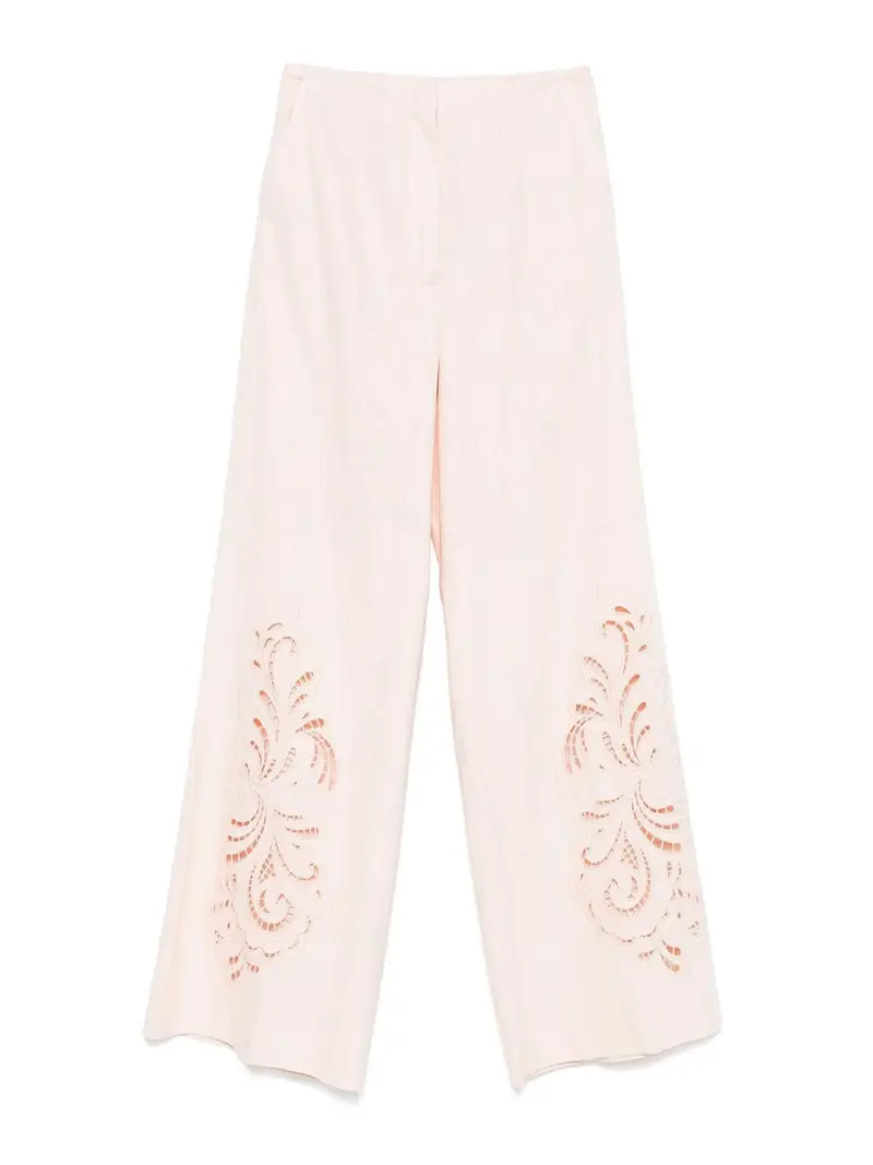 Pantaloni Color Carne E Neutri