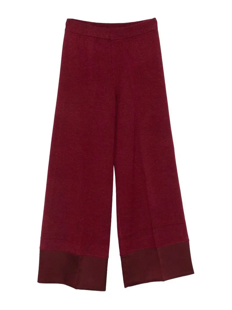 Pantaloni Con Inserti Rosso