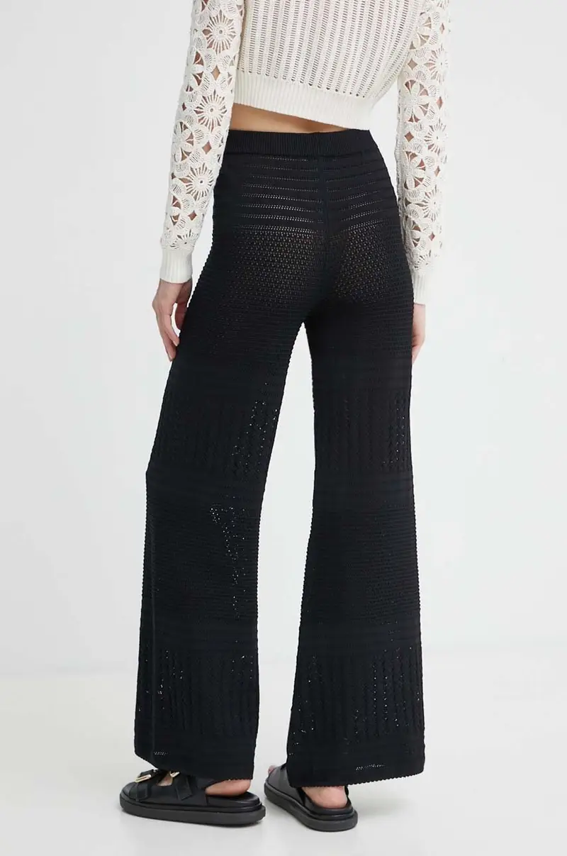 pantaloni donna colore nero miniatura 3