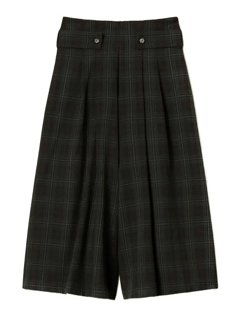 Pantaloni Tartan Verde
