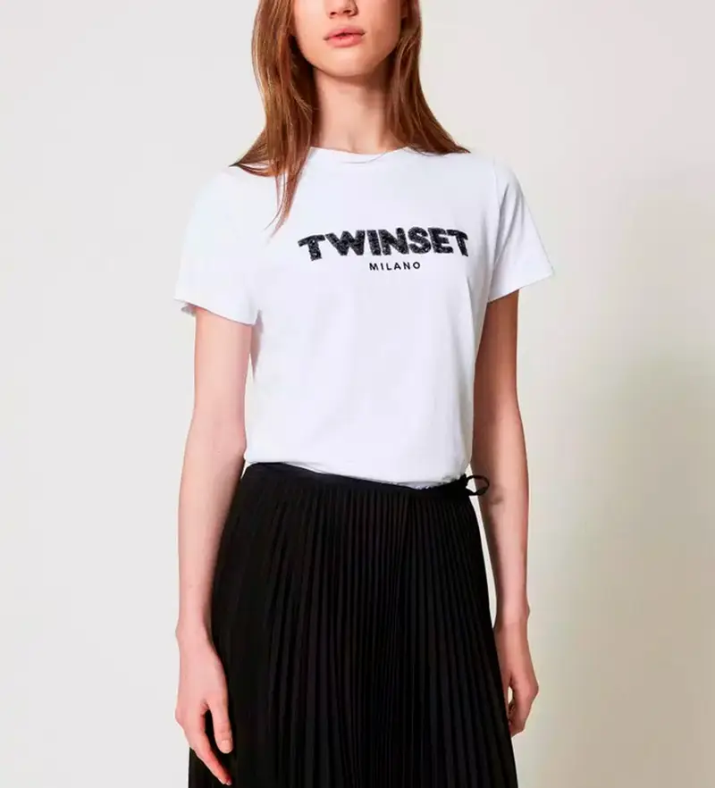 Twinset T-shirt Donna Bianco 4037088