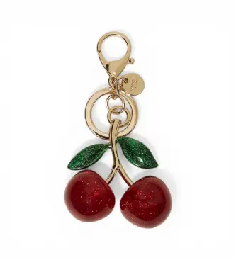 per donna 261TL8010 portachiavi ciliegia dorata (OSFA), Oro, Casual, Metallo Rosso