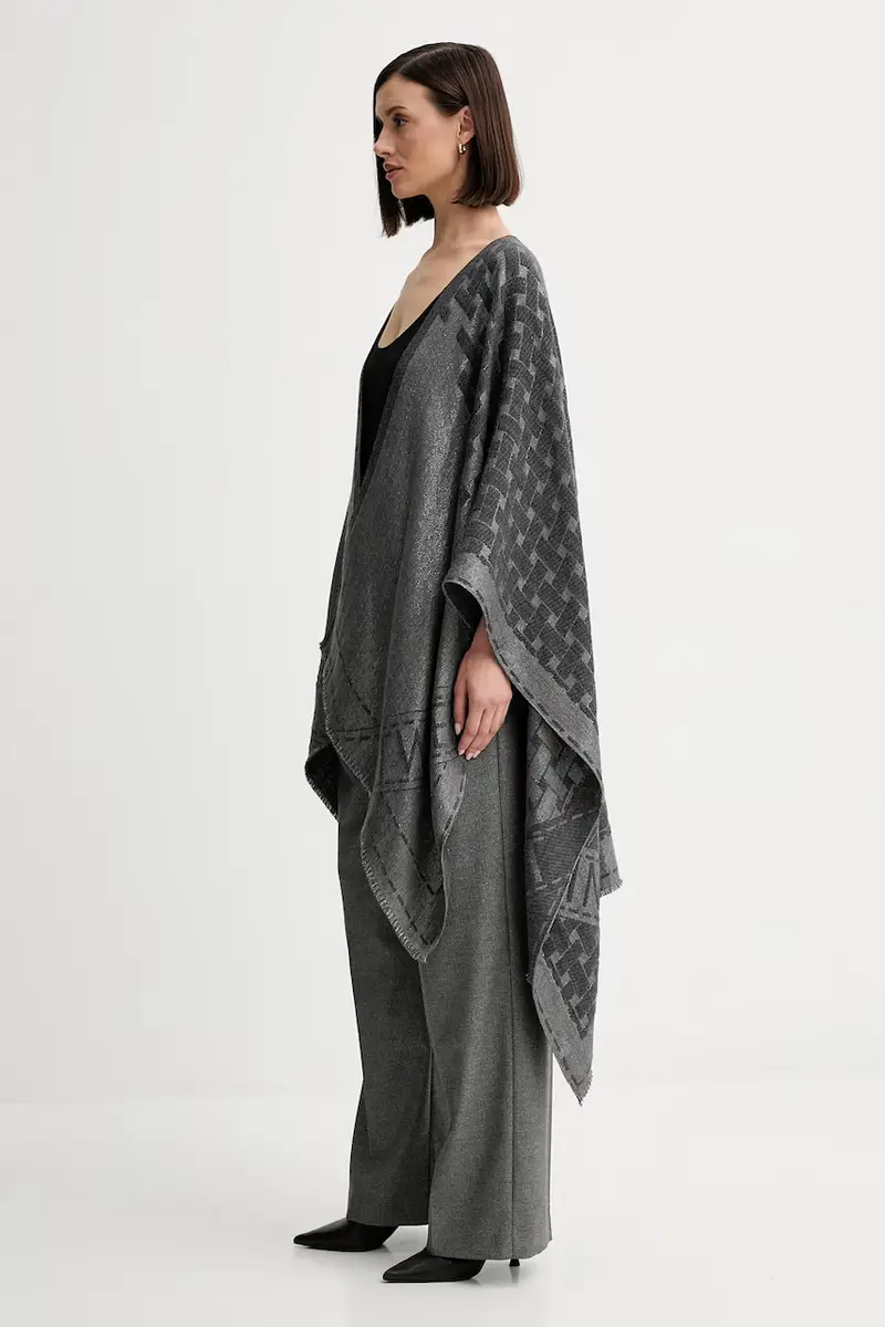 poncho Grigio miniatura 4
