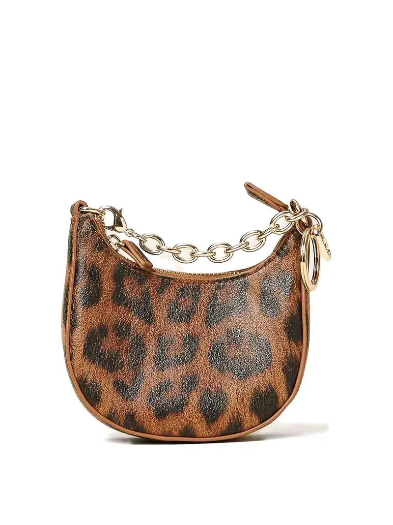 Portafoglio Con Stampa Marrone