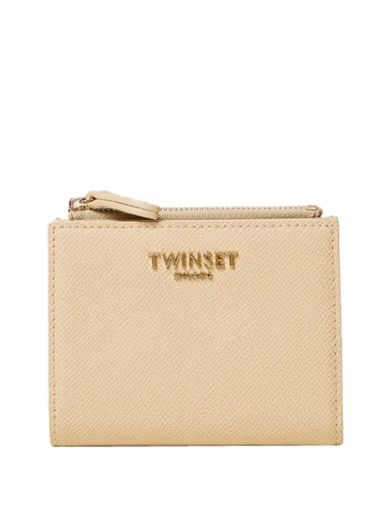 portafoglio twin set da donna - beige