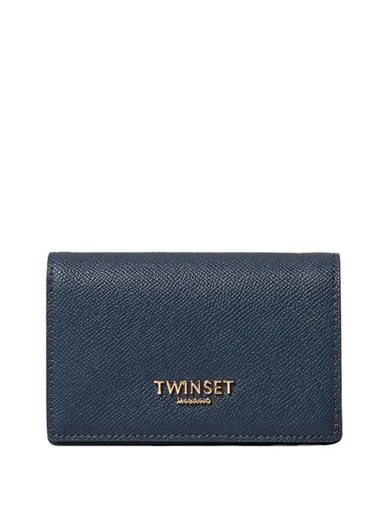 portafoglio twin set da donna - blu