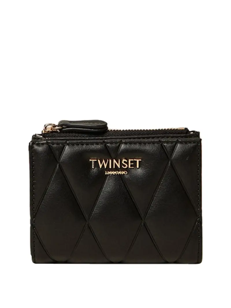 portafoglio twin set da donna - nero