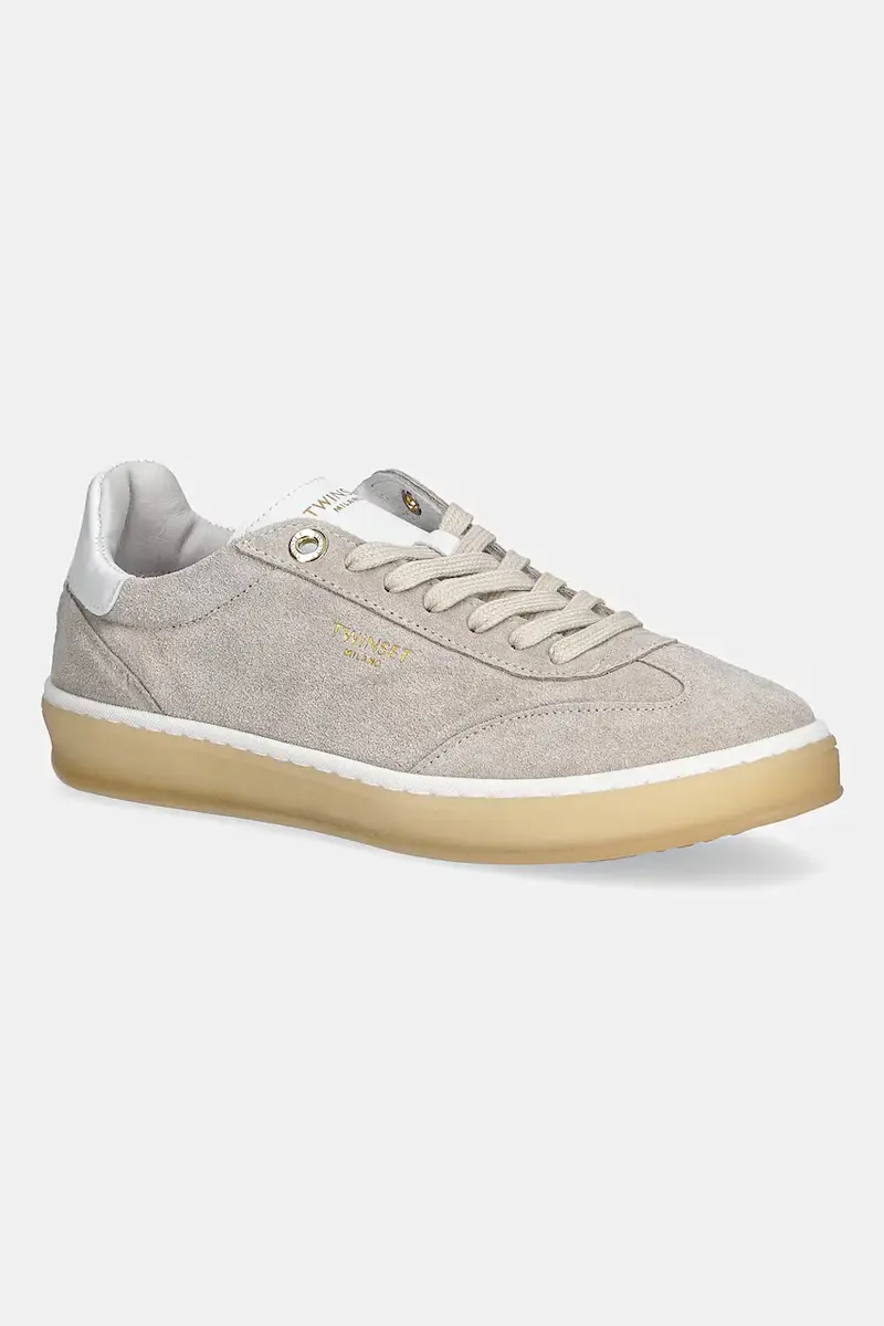 sneakers in camoscio donna colore beige 252TCP026