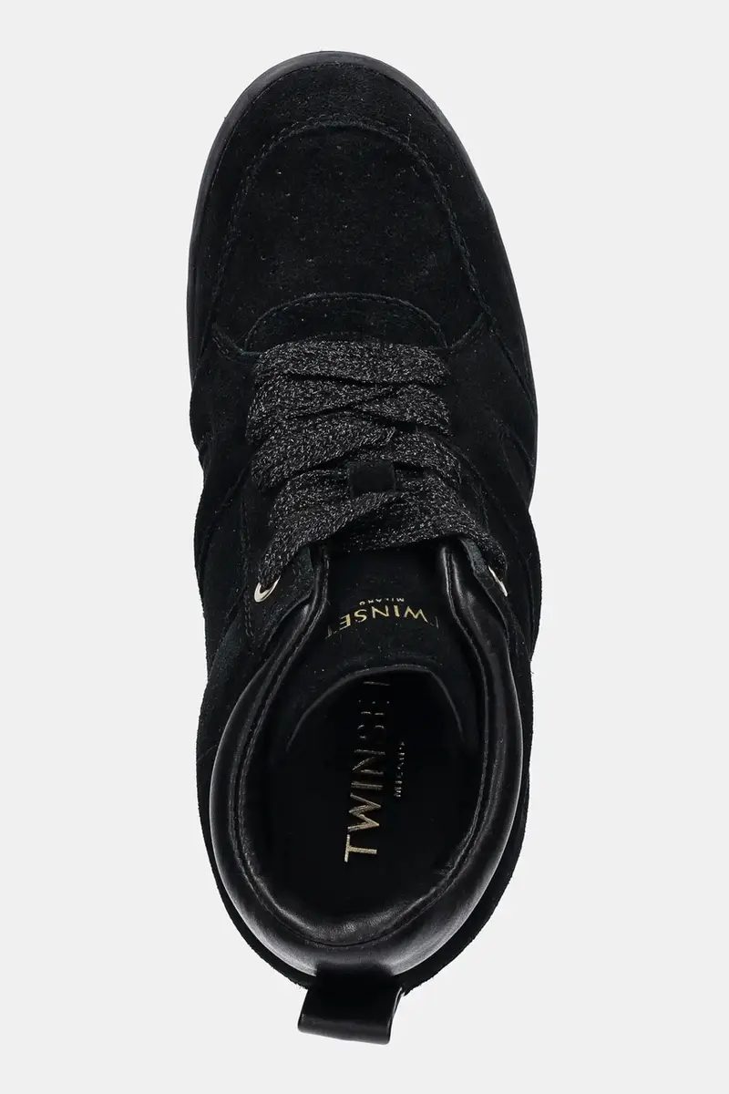 sneakers in camoscio donna colore nero 252TGT016 miniatura 4