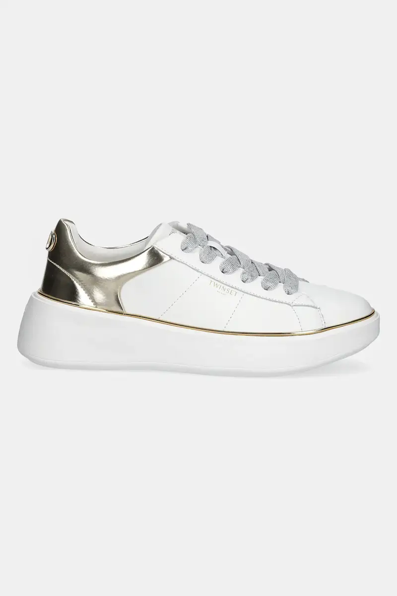 sneakers in pelle colore bianco 251TCP042 miniatura 2