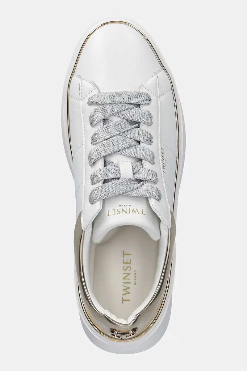 sneakers in pelle colore bianco 251TCP042 miniatura 4