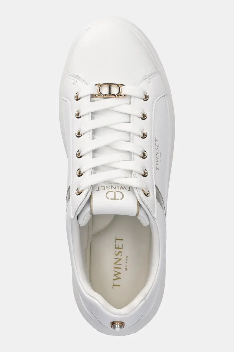 sneakers in pelle colore bianco 252TCP020 miniatura 4