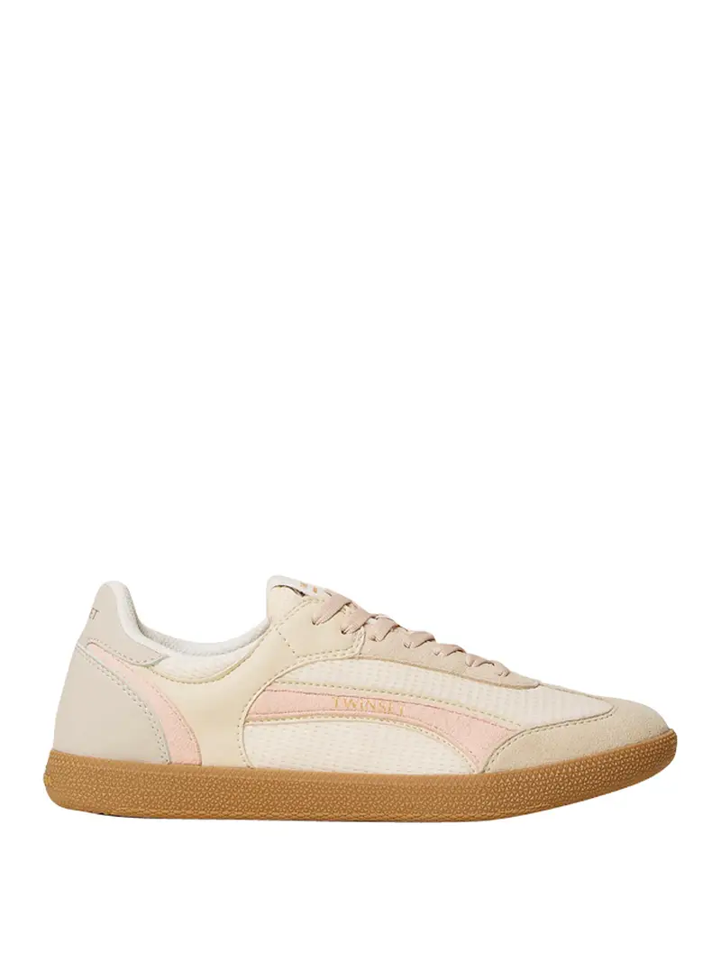 sneakers twin set da donna - beige