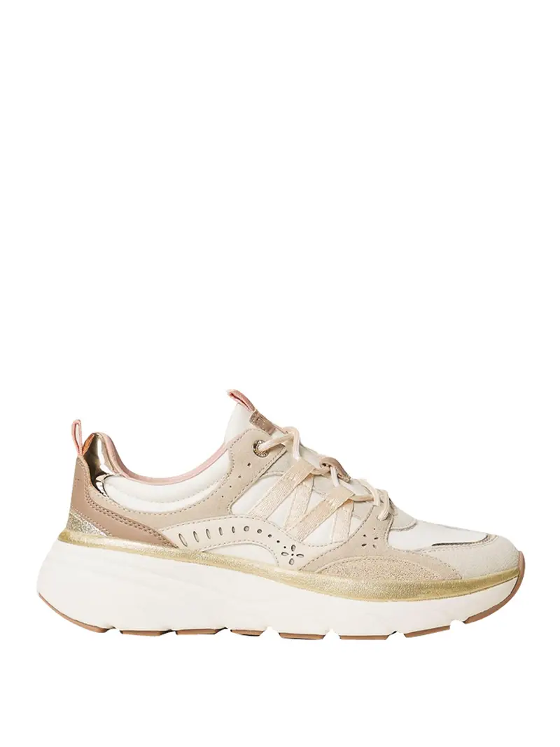 sneakers twin set da donna - beige
