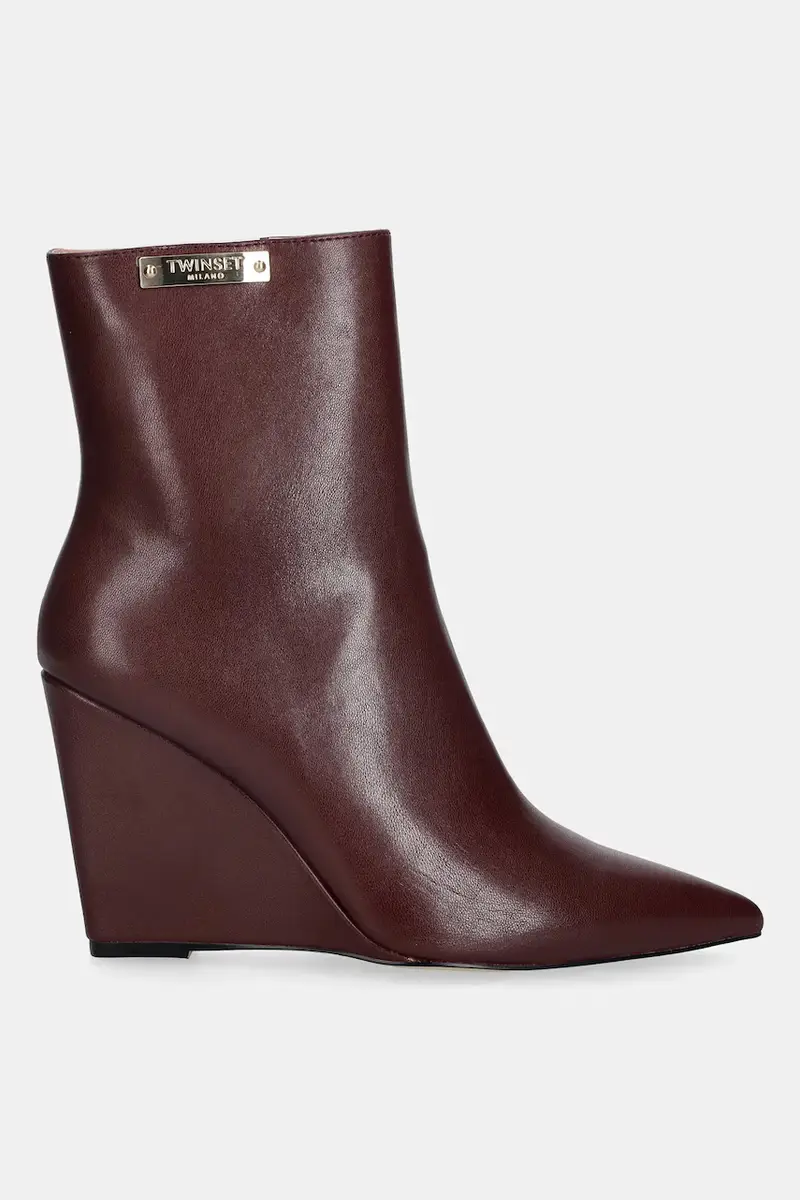 stivaletti alla caviglia donna colore granata 252TGT212 miniatura 2