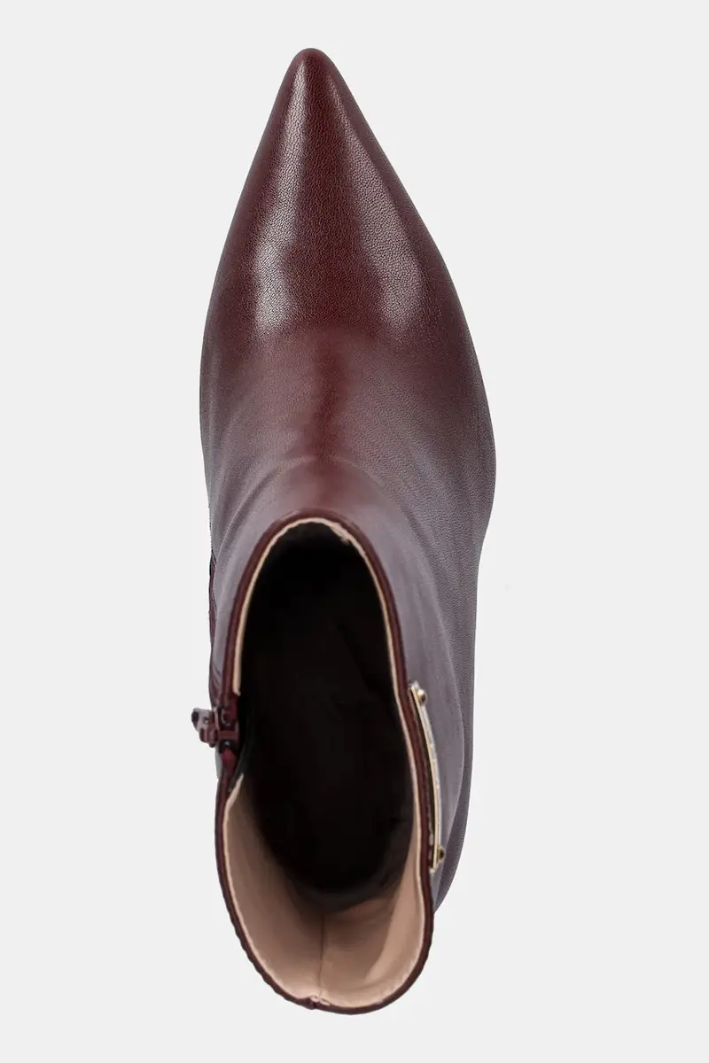 stivaletti alla caviglia donna colore granata 252TGT212 miniatura 4