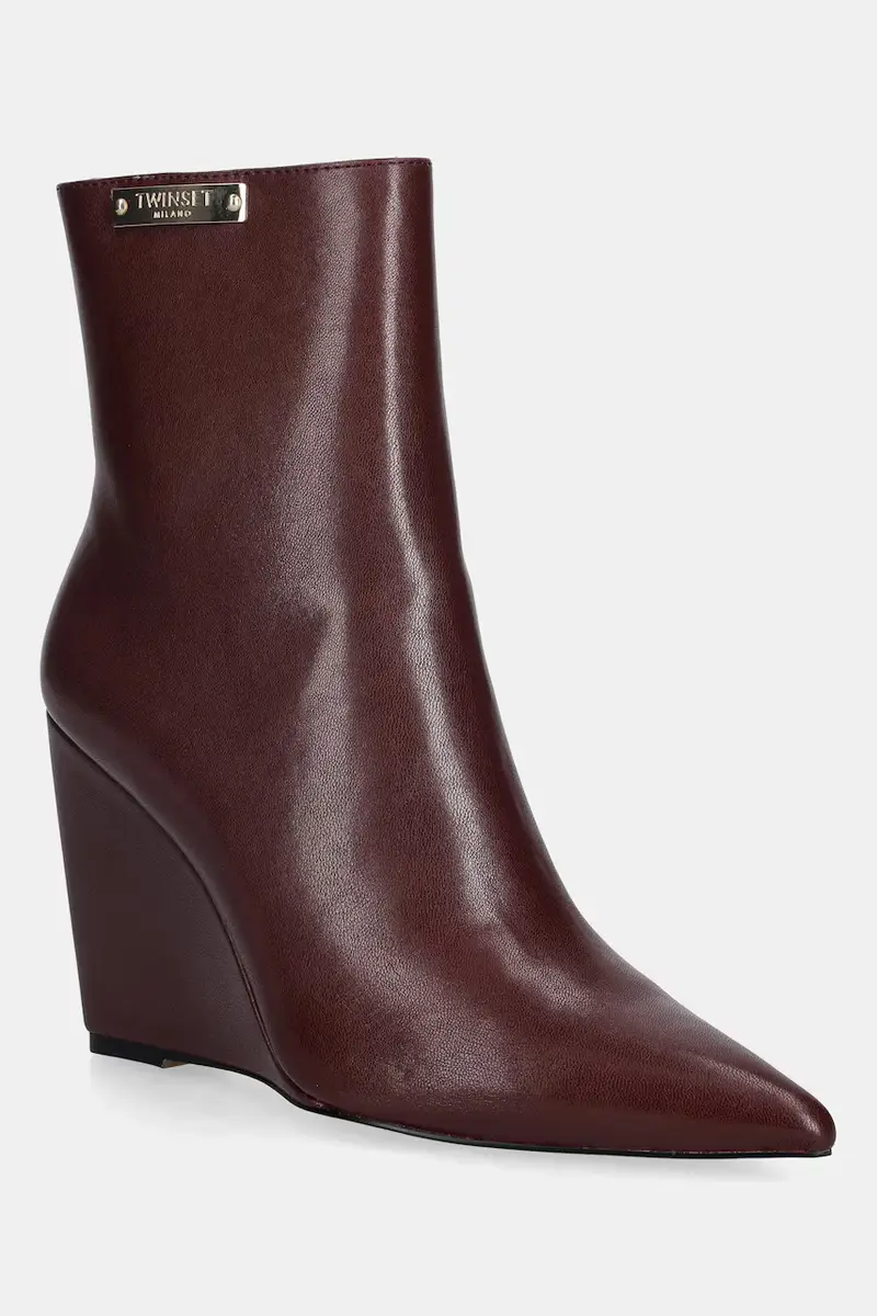 stivaletti alla caviglia donna colore granata 252TGT212