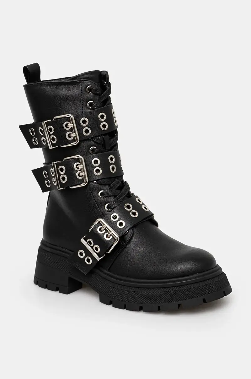 stivaletti alla caviglia donna colore nero 242ACP016