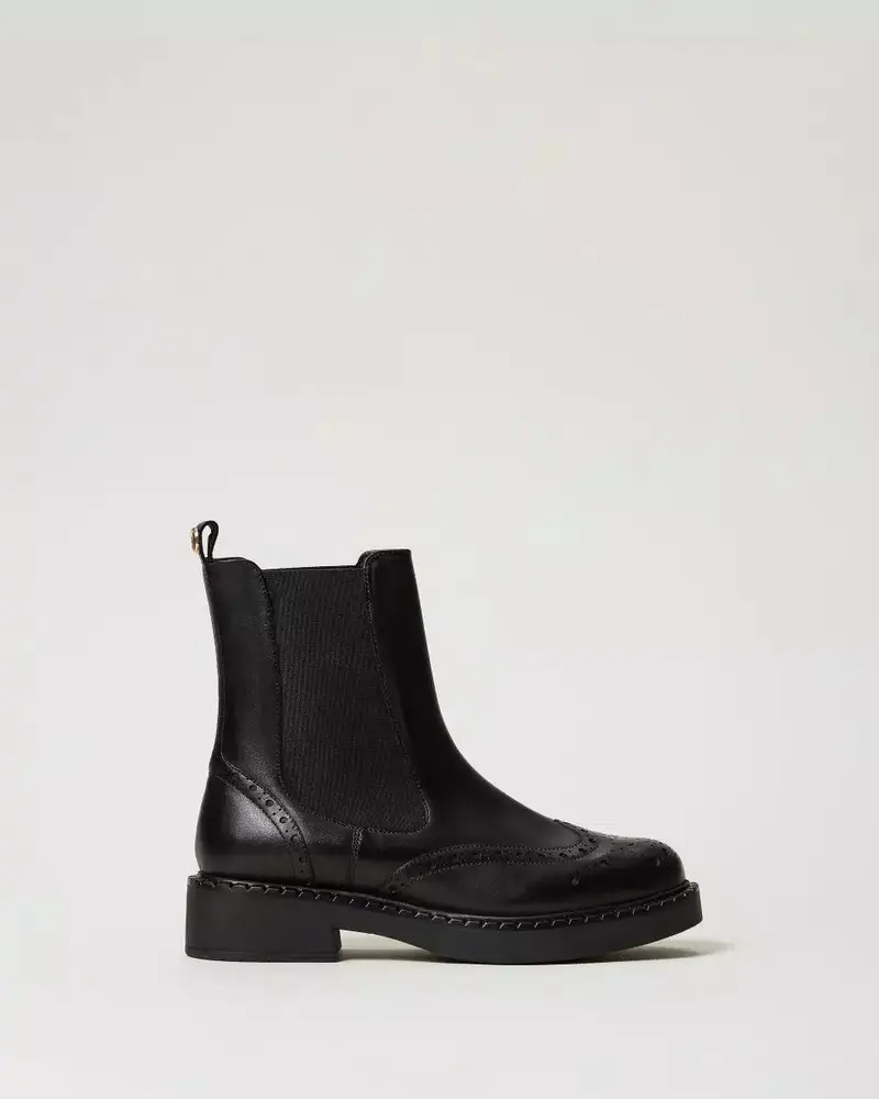 Twinset Stivaletti Chelsea Nero 2312336