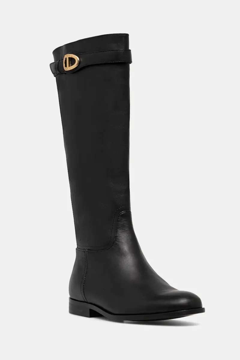 stivali in pelle donna colore nero 252TCP19C