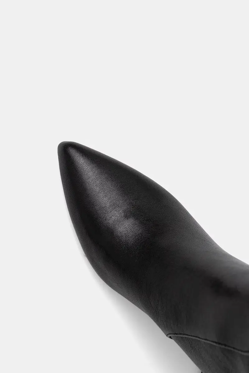 stivali in pelle donna colore nero 252TGT160 miniatura 4