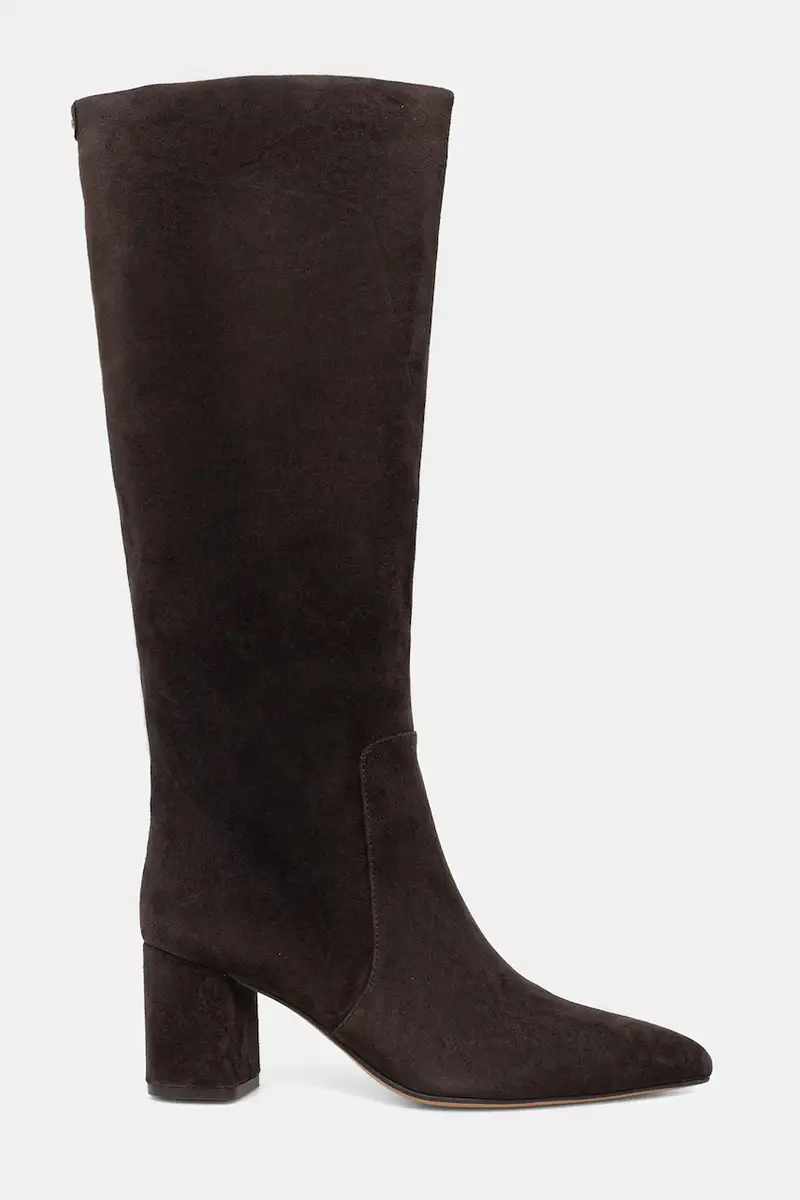 stivali in pelle scamosciata Marrone miniatura 2