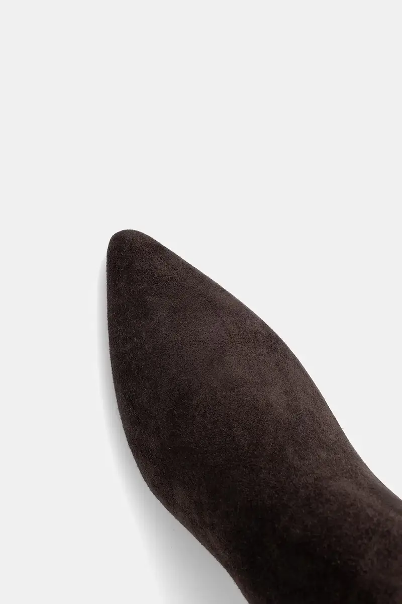 stivali in pelle scamosciata Marrone miniatura 4