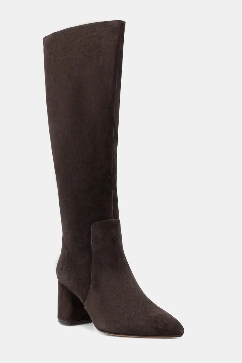 stivali in pelle scamosciata Marrone