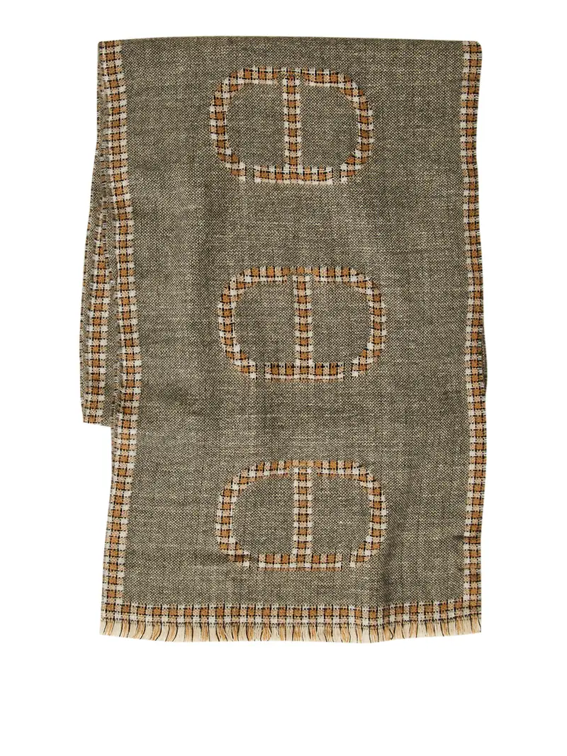 stola twin set da donna - nero