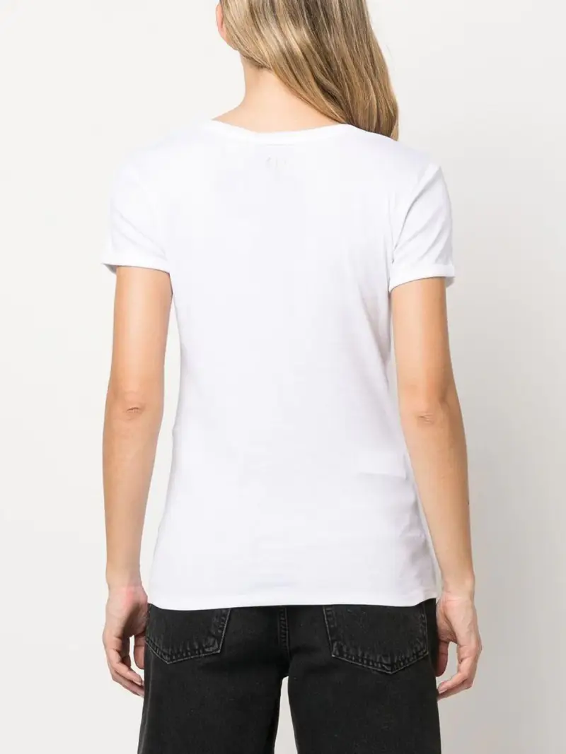 T-shirt bianca i love twinset Bianco miniatura 2