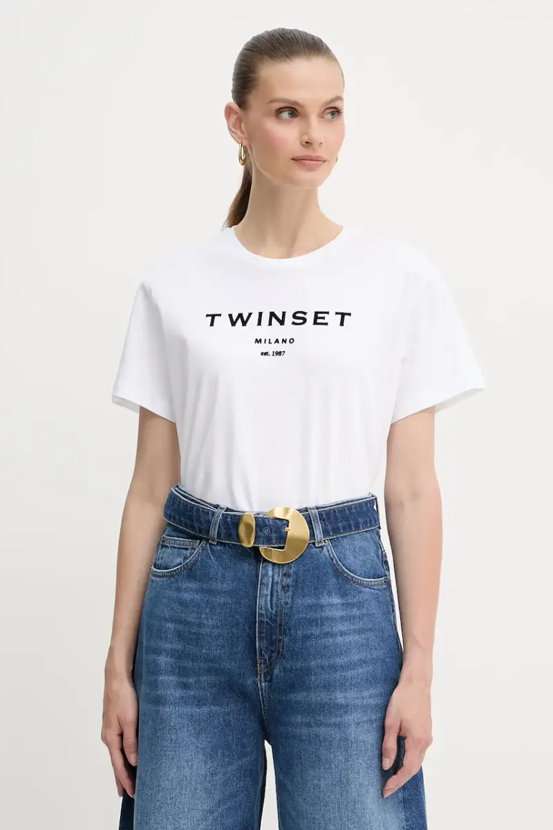Twinset T-shirt Bianco 4215936