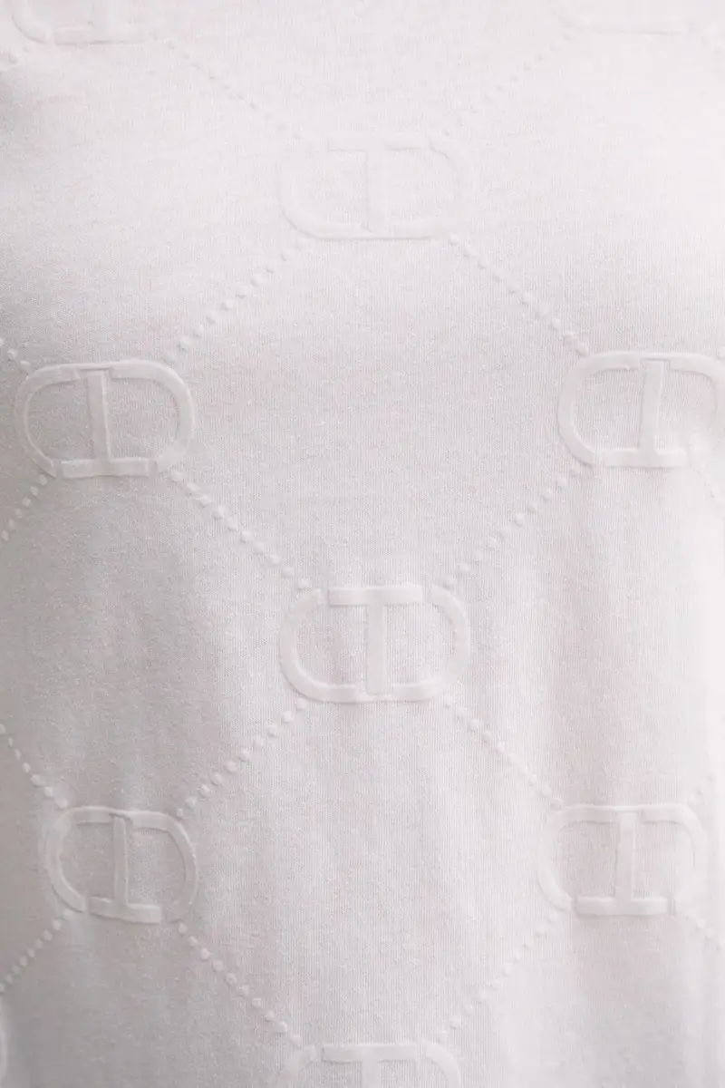 Twinset T-shirt Bianco 4215937 miniatura 5