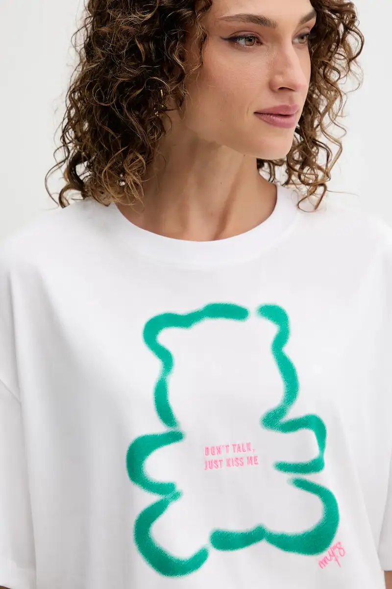 Twinset T-shirt Bianco 4215940 miniatura 4