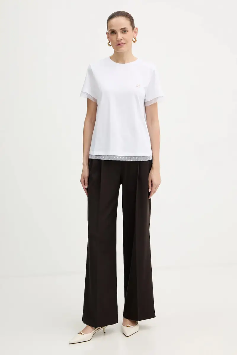 Twinset T-shirt Bianco 4215945 miniatura 2