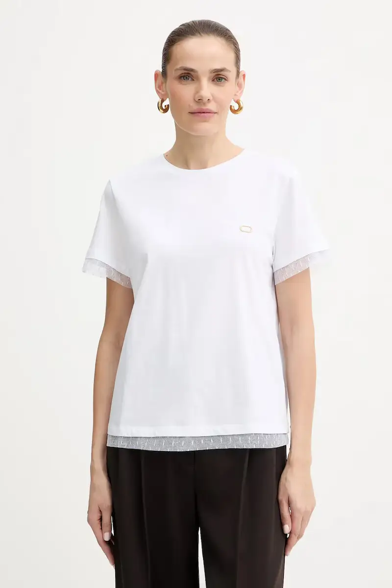 Twinset T-shirt Bianco 4215945