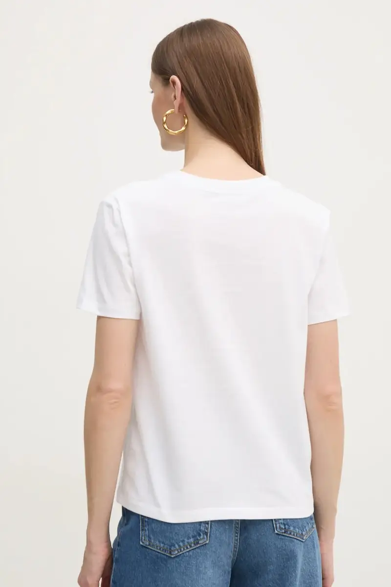 Twinset T-shirt Donna Bianco 3300807 miniatura 3