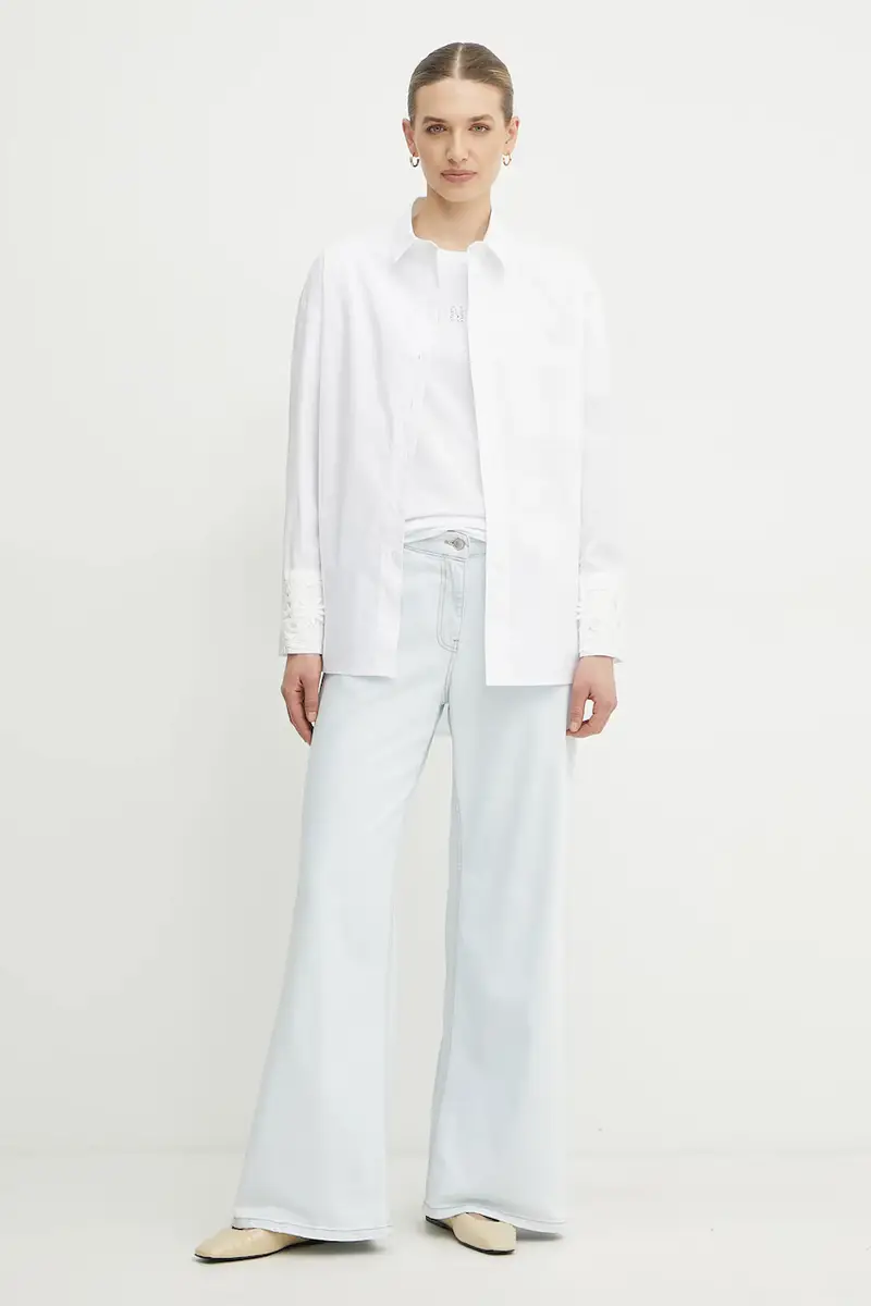 Twinset T-shirt Donna Bianco 3242922 miniatura 2