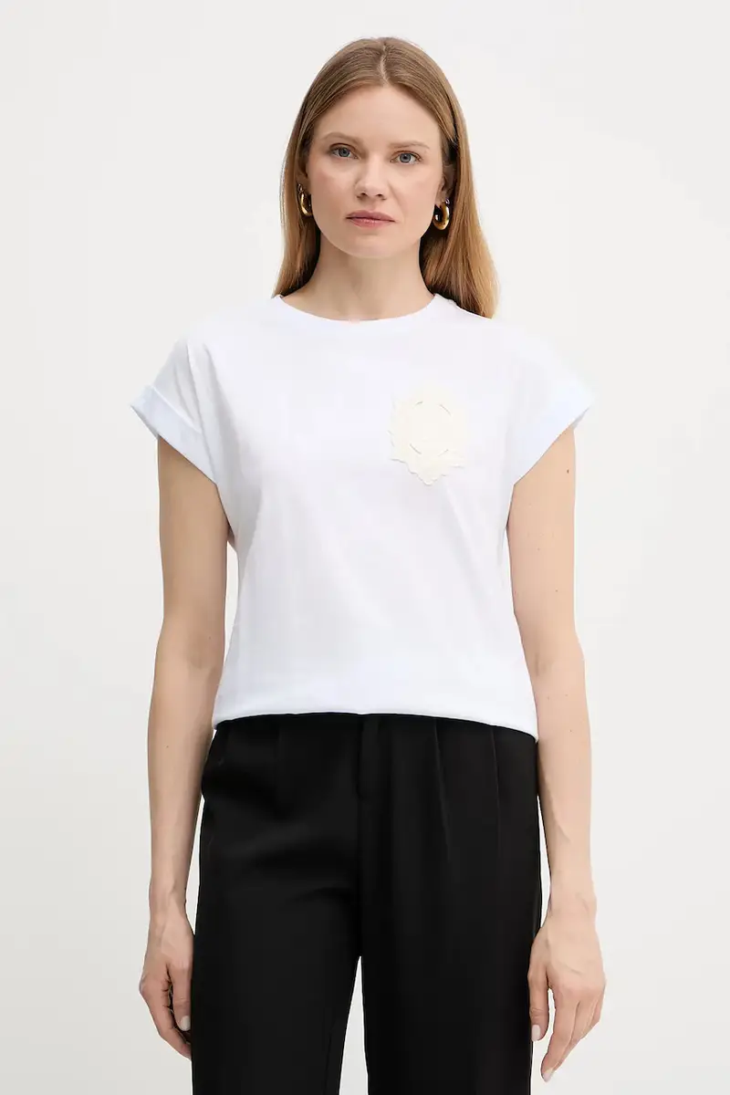 Twinset T-shirt Donna Bianco 3124619
