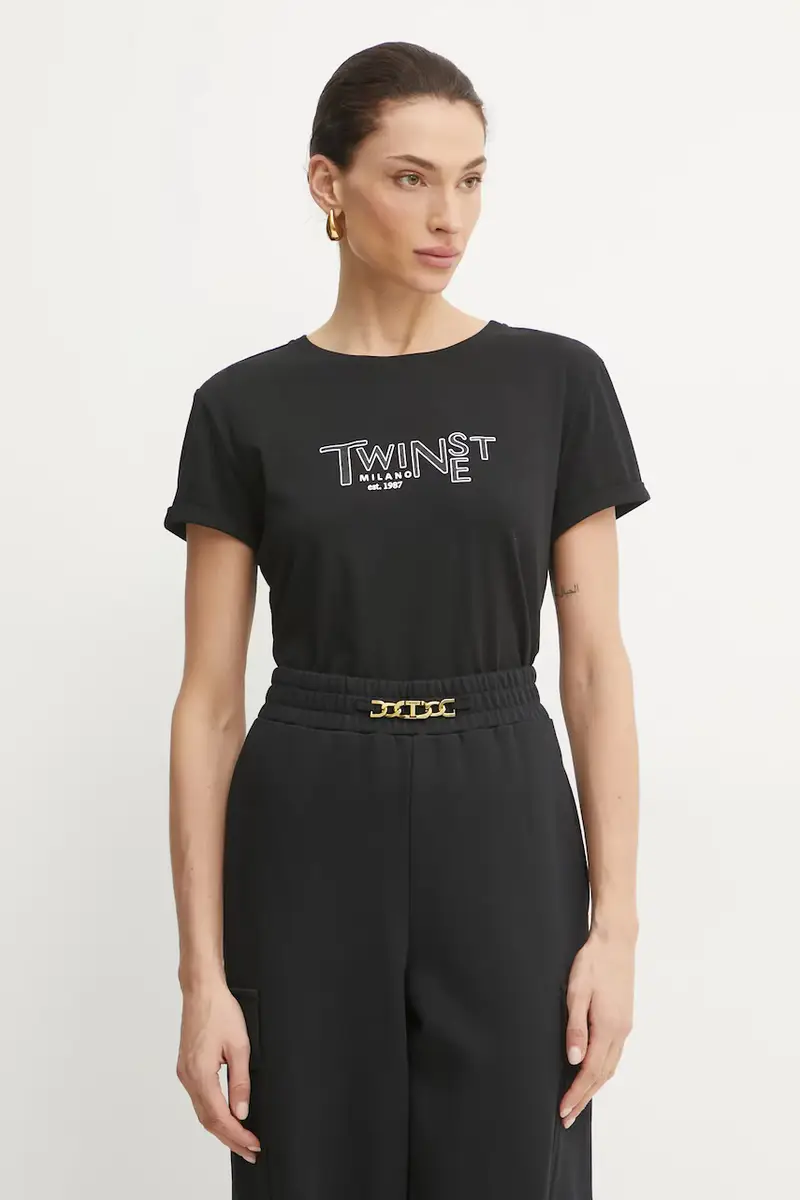 Twinset T-shirt Donna Nero 3336042